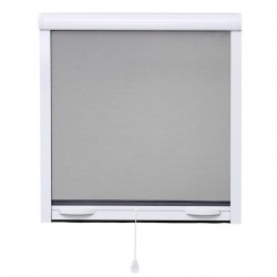Moustiquaire PVC enroulable verticale fenêtre L 80 cm x H 100 cm, coloris  blanc - pratique et confortable